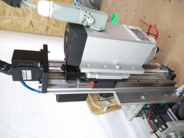 image of mounted spindle